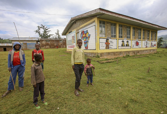 Etiopie - vesnice Bargo (oblast Sidama)