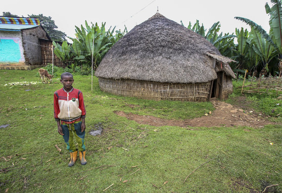 Etiopie - vesnice Bargo (oblast Sidama)