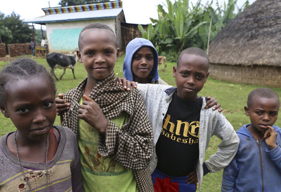 Etiopie - vesnice Bargo (oblast Sidama)