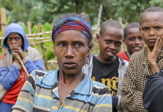 Etiopie - vesnice Bargo (oblast Sidama)