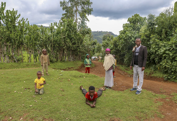 Etiopie - vesnice Bargo (oblast Sidama)
