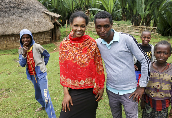 Etiopie - vesnice Bargo (oblast Sidama)