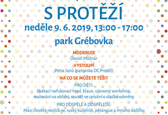 Dětský den s Protěží - letáček